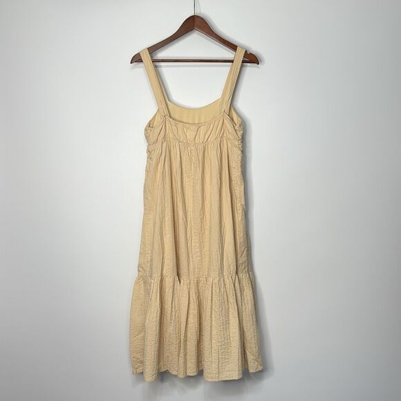 Moon River Tiered Textured Midi Dress Size Medium - Picture 11 of 14